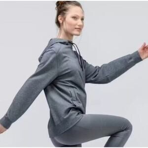 Ministry of Supply Fusion Terry For All Hoodie Merino Wool Blend- Gray Sz XS
